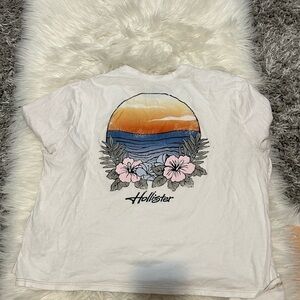 White Cropped Long Sleeve